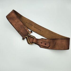 Levi’s Wide Genuine Leather Womens Size Large Brown 4140 Western Heavy Duty